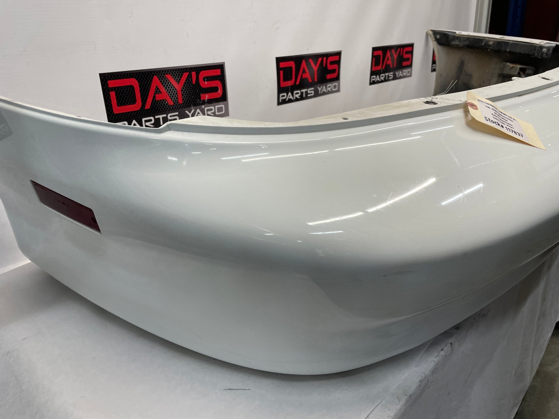 1999 Chevy Camaro Z28 SS Rear Bumper Cover Assembly White OEM - Day's Parts Yard