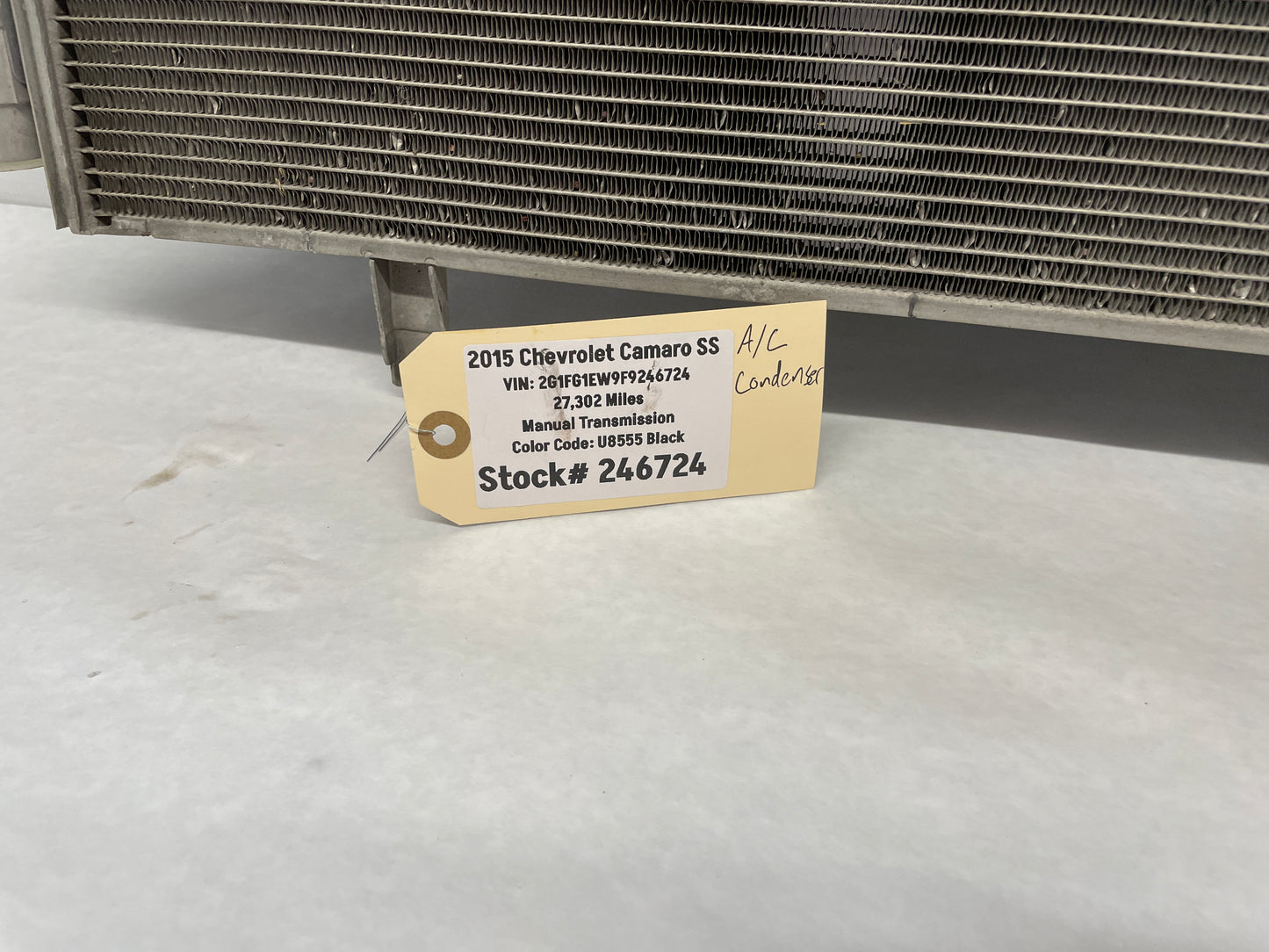 2015 Chevy Camaro SS AC A/C Air Conditioner Condenser OEM