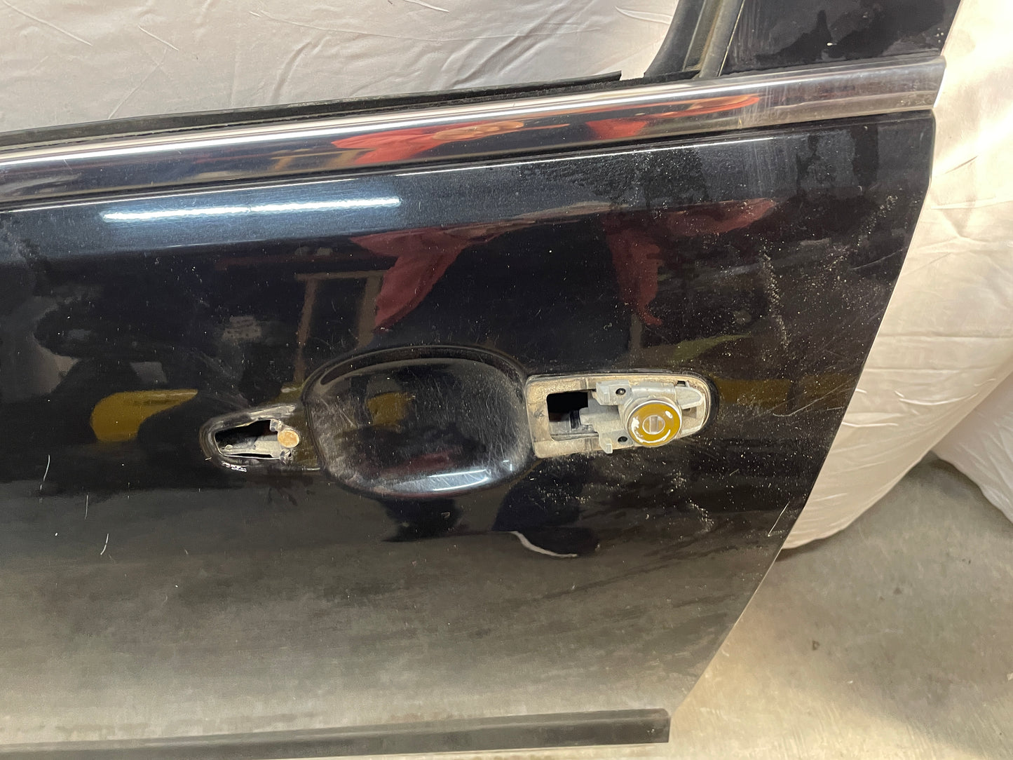 2009 Pontiac G8 GT LH Driver Front Exterior Door Black OEM