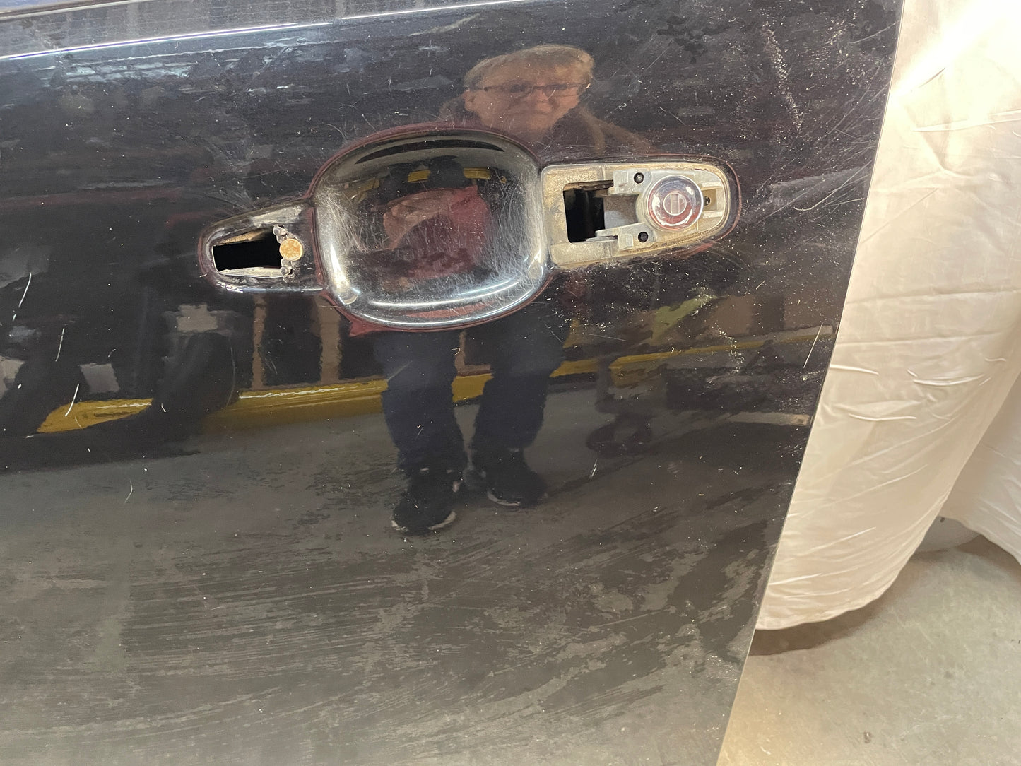 2009 Pontiac G8 GT LH Driver Front Exterior Door Black OEM