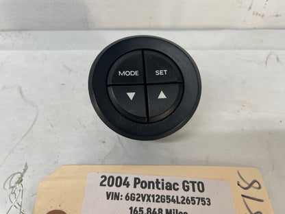 2004 Pontiac GTO Mode Set Dash Selector Control Switch OEM - Day's Parts Yard