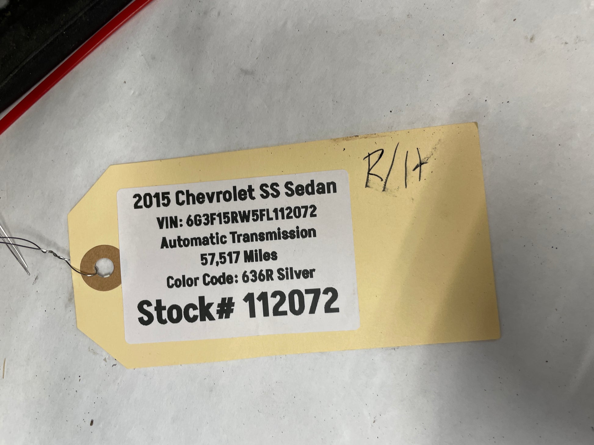 2015 Chevy SS Sedan RH Passenger Outer Tail Light Taillight Stop Lamp OEM - Day's Parts Yard