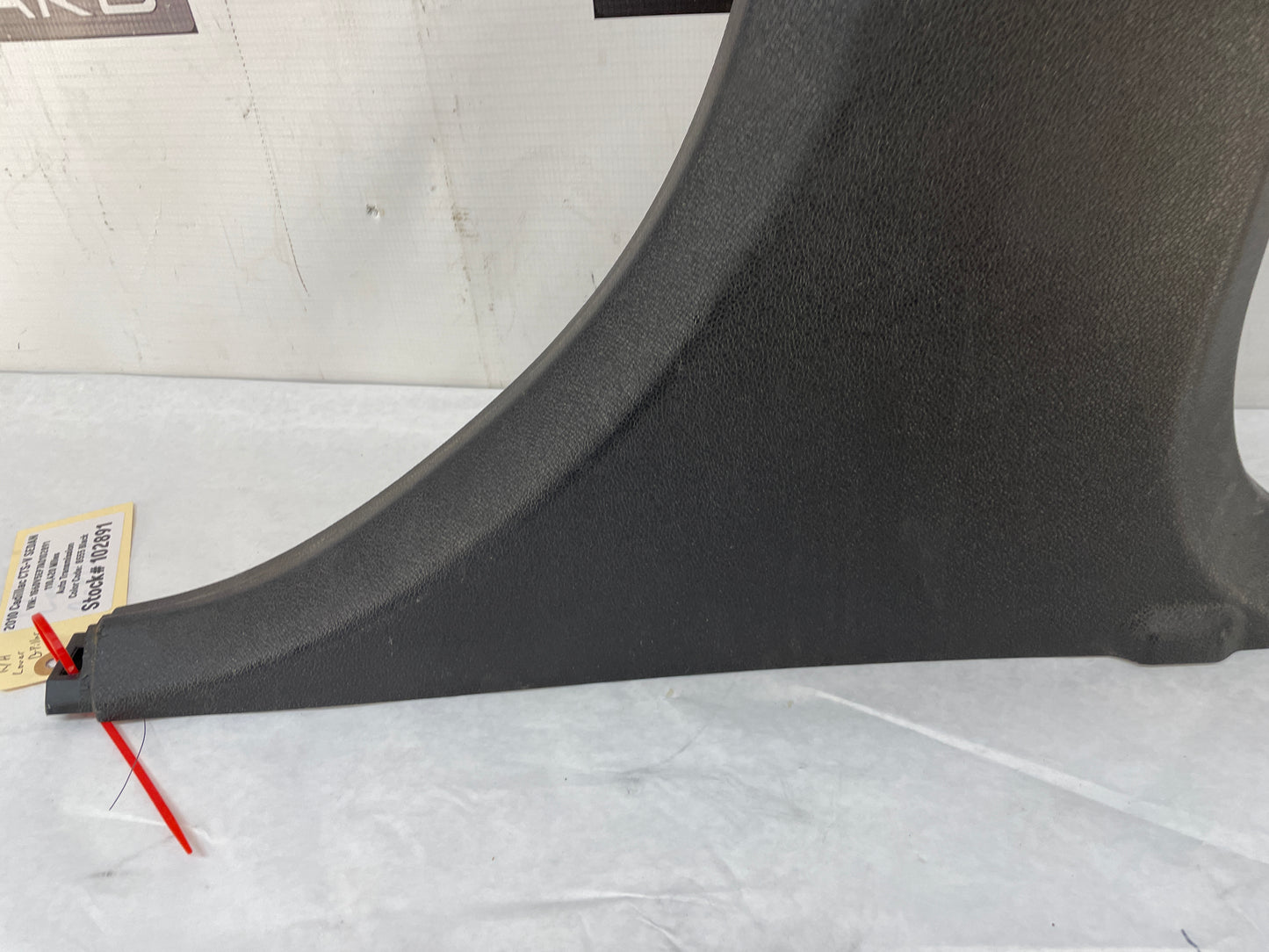 2010 Cadillac CTS-V Sedan RH Passenger Interior Lower B Pillar Trim Cover Black OEM