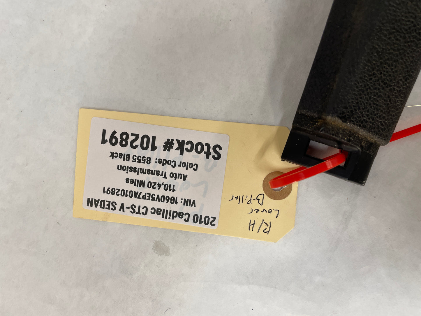 2010 Cadillac CTS-V Sedan RH Passenger Interior Lower B Pillar Trim Cover Black OEM