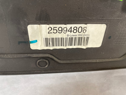 2010 Cadillac CTS-V Sedan RH Passenger Interior Lower B Pillar Trim Cover Black OEM