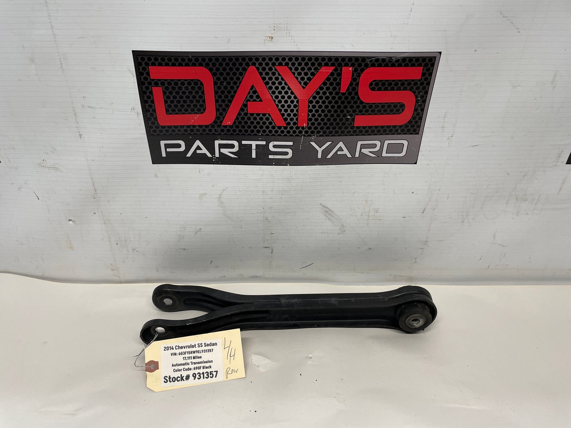 2014 Chevrolet SS Sedan LH Driver Rear Suspension Trailing Control Arm Link OEM - Day's Parts Yard