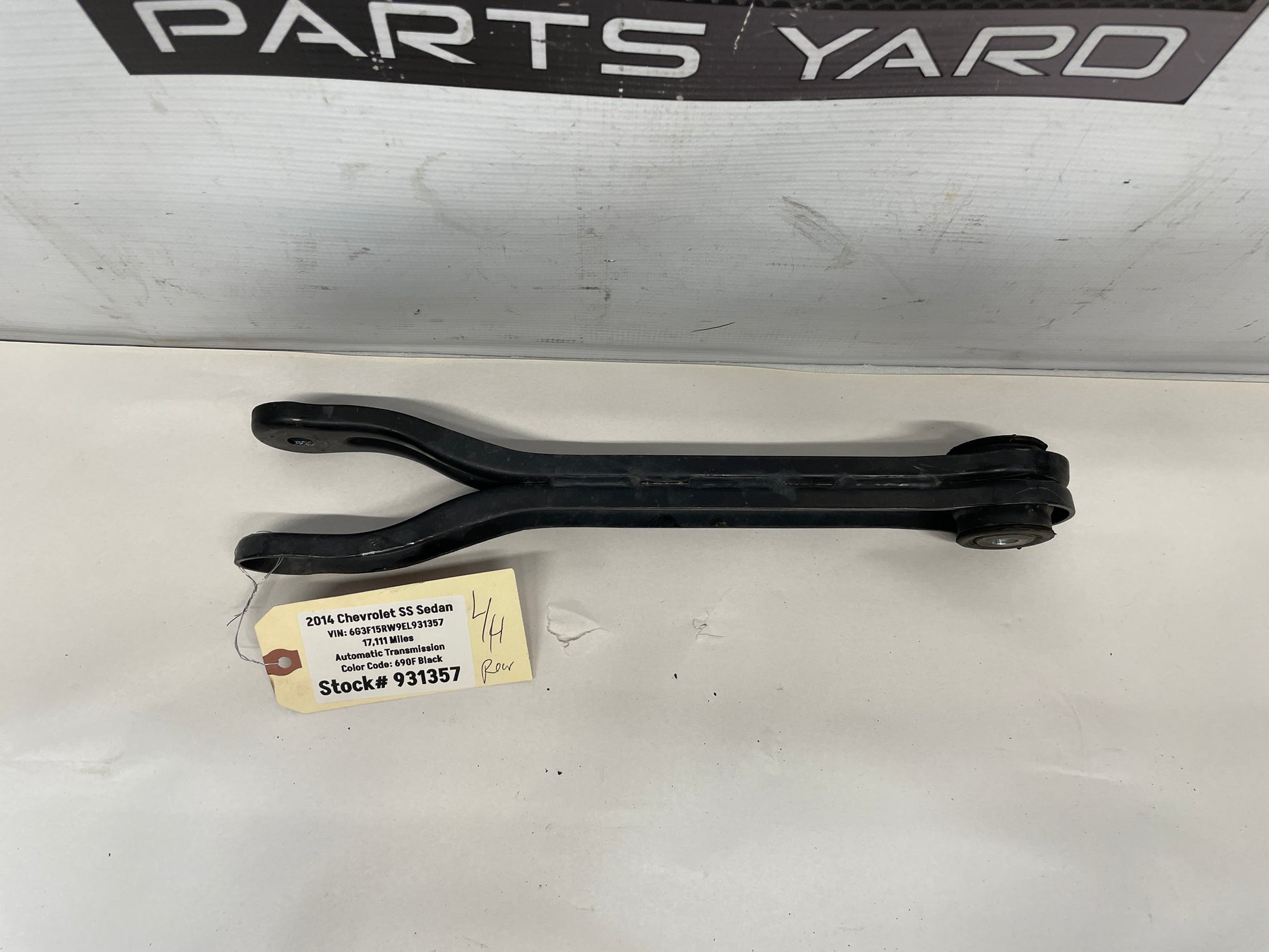 2014 Chevrolet SS Sedan LH Driver Rear Suspension Trailing Control Arm Link OEM - Day's Parts Yard