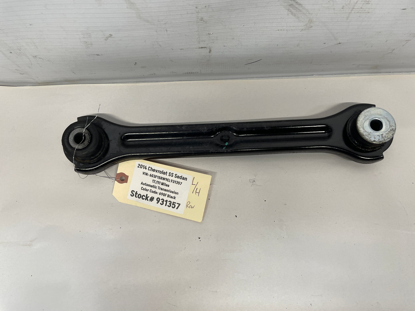 2014 Chevy SS Sedan LH Driver Rear Trailing Drag Link Control Arm OEM - Day's Parts Yard