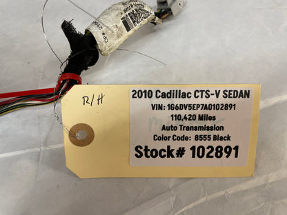 2010 Cadillac CTS-V Sedan RH Passenger Exterior Outside Mirror Black OEM