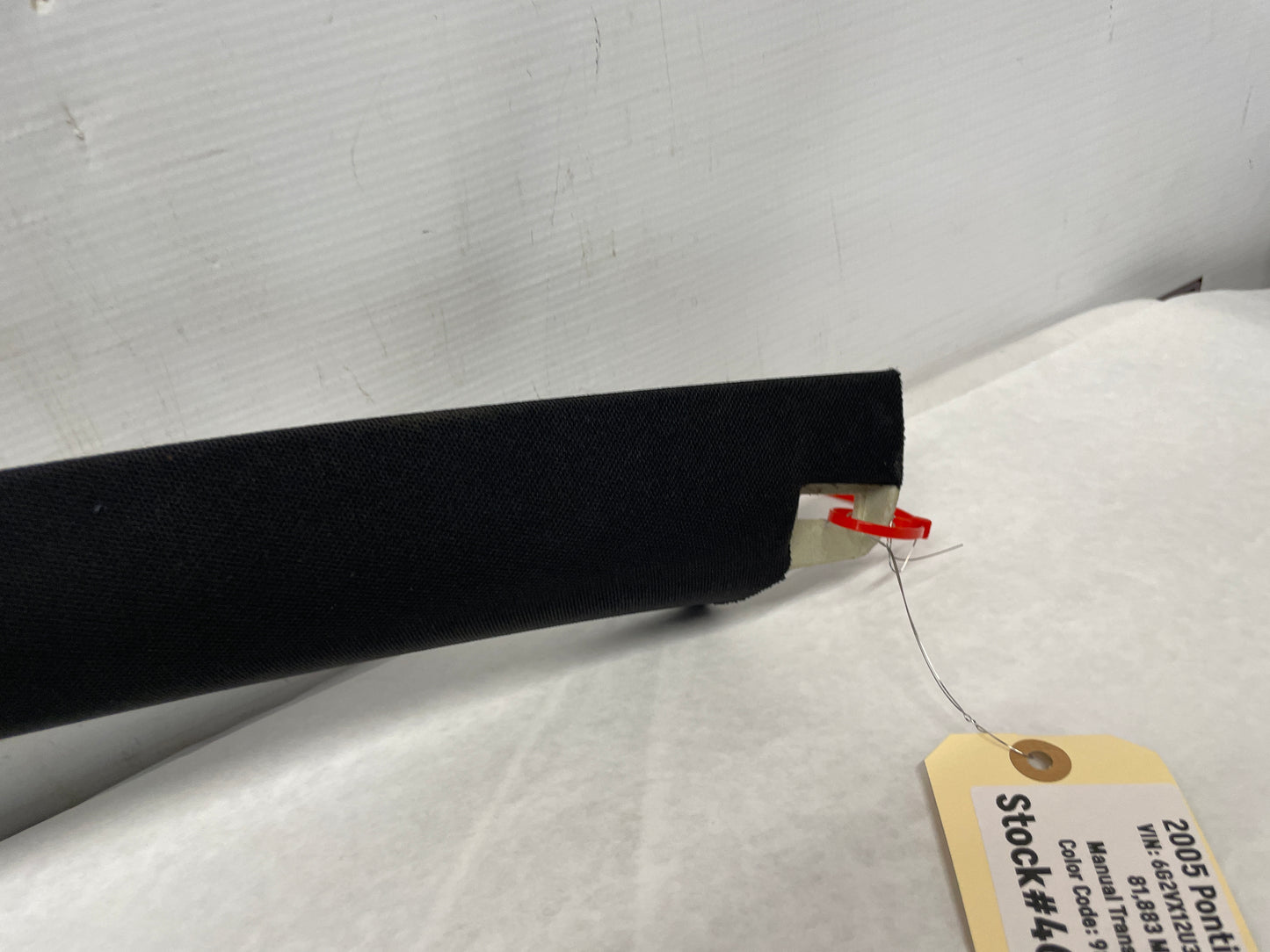 2005 Pontiac GTO RH Passenger Interior Windshield A Pillar Trim Cover OEM - Day's Parts Yard