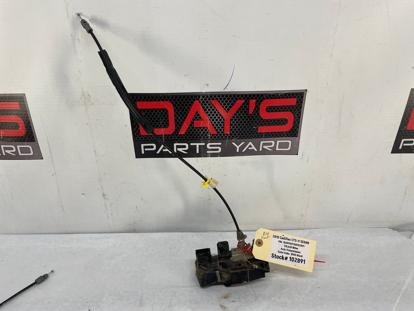 2010 Cadillac CTS-V Sedan RH Passenger Front Door Lock Actuator OEM