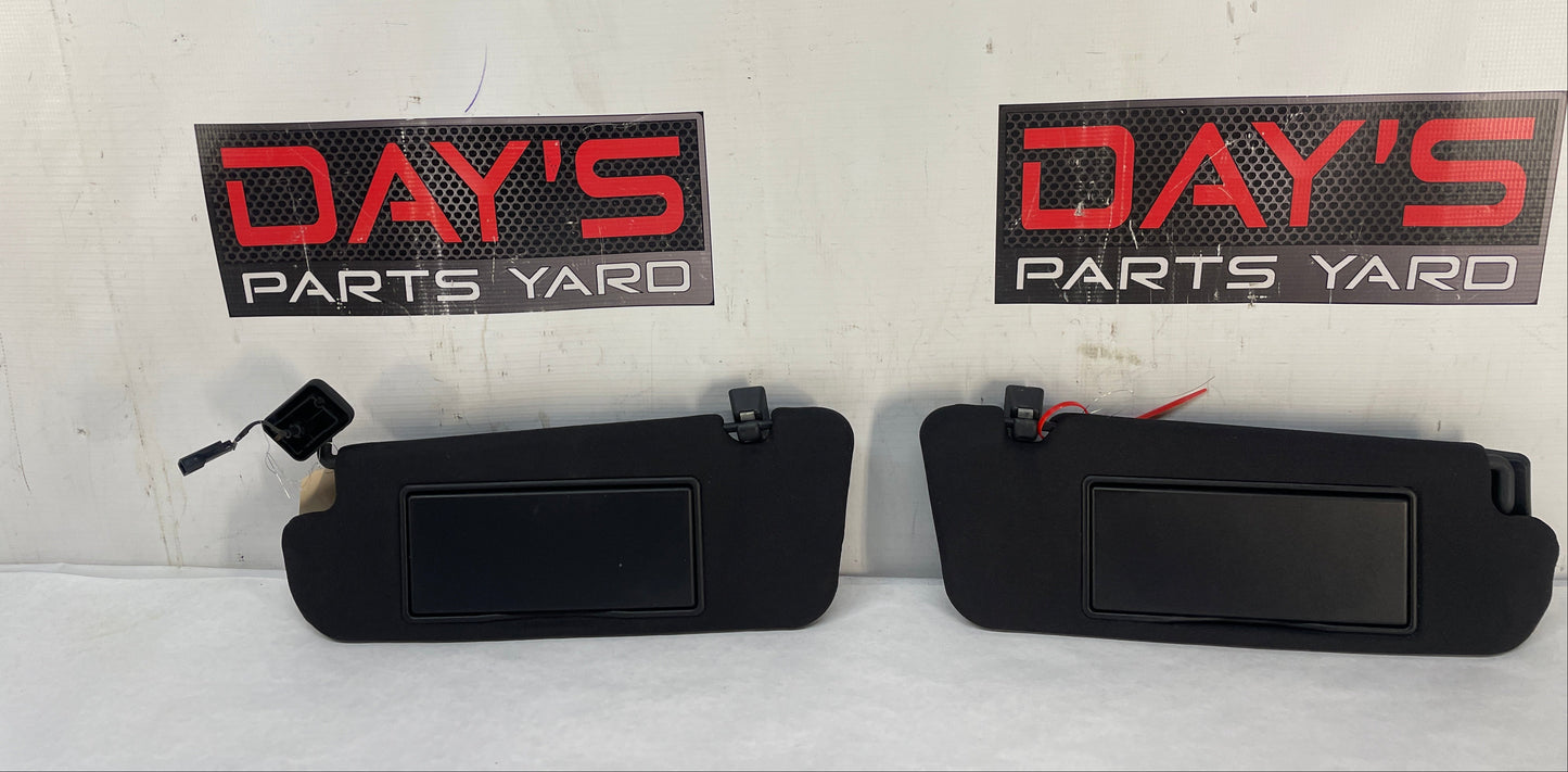2004 Pontiac GTO RH & LH Sun Visors Sunvisors w/ Clips OEM - Day's Parts Yard