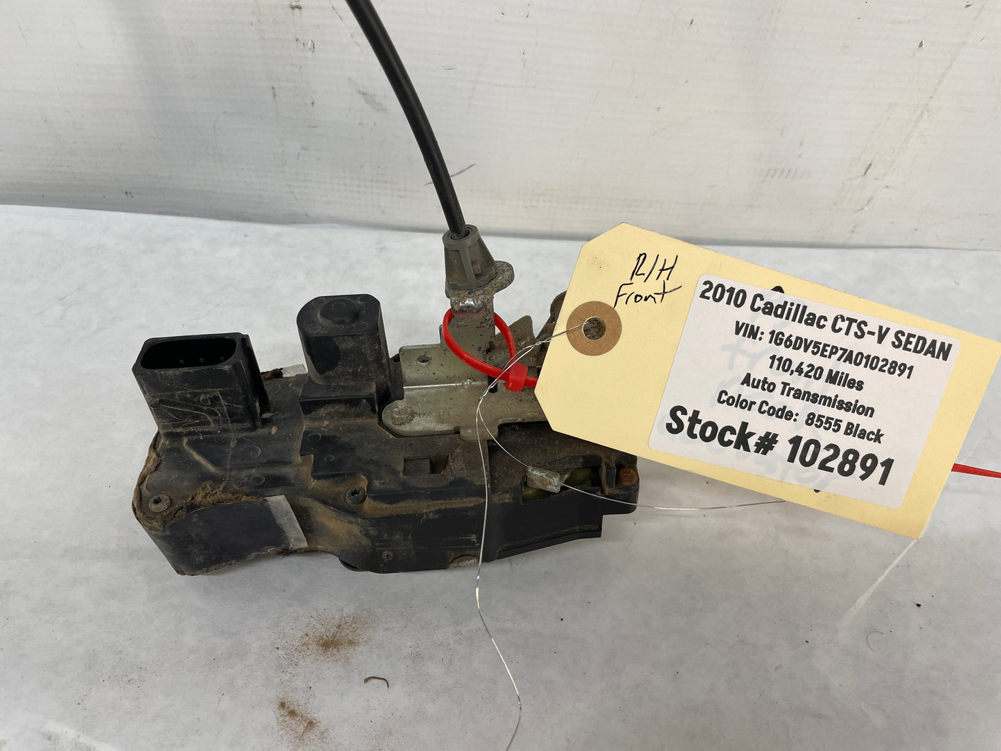 2010 Cadillac CTS-V Sedan RH Passenger Front Door Lock Actuator OEM