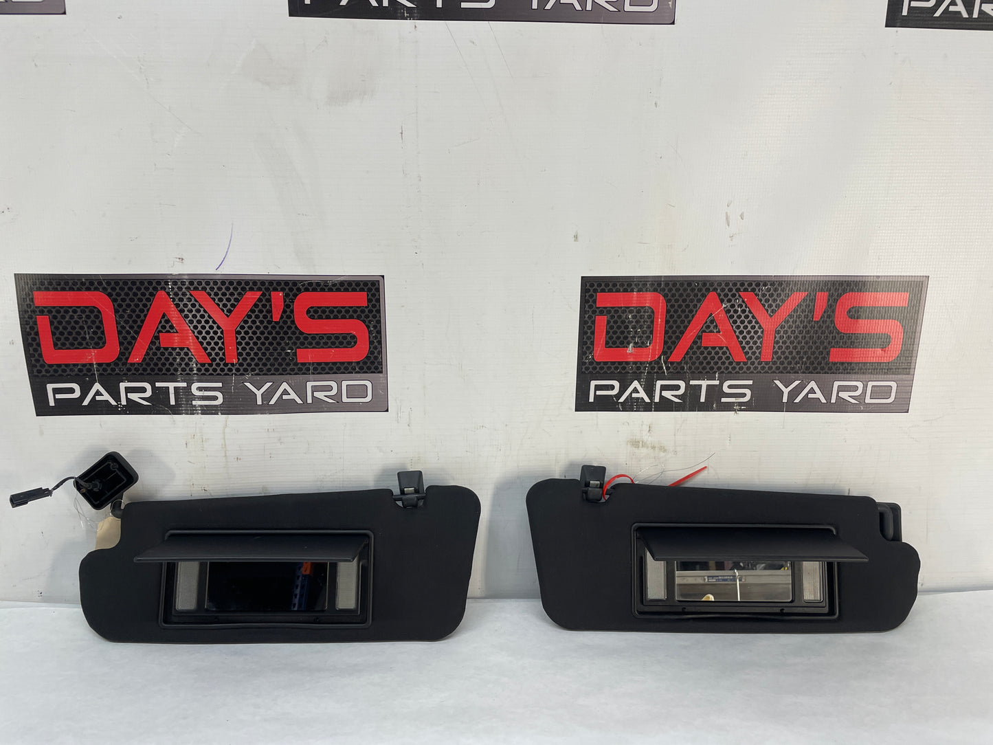 2004 Pontiac GTO RH & LH Sun Visors Sunvisors w/ Clips OEM - Day's Parts Yard