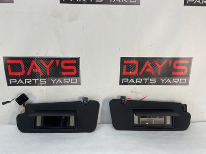 2004 Pontiac GTO RH & LH Sun Visors Sunvisors w/ Clips OEM - Day's Parts Yard