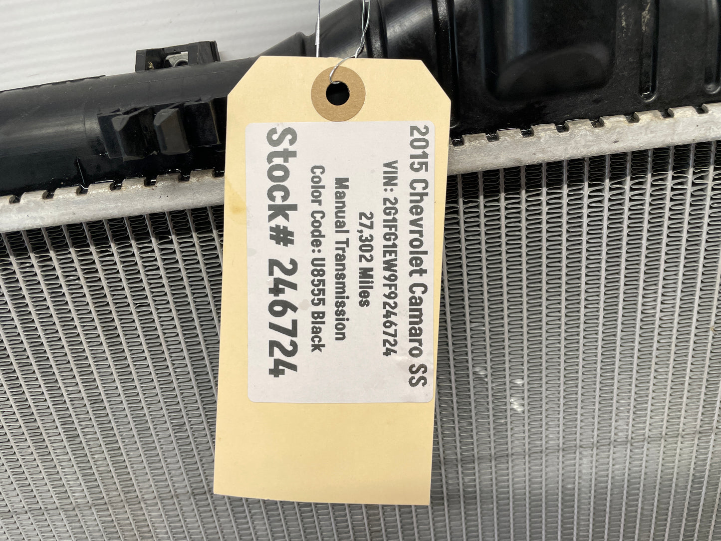 2015 Chevy Camaro SS Coolant Engine Motor Radiator OEM