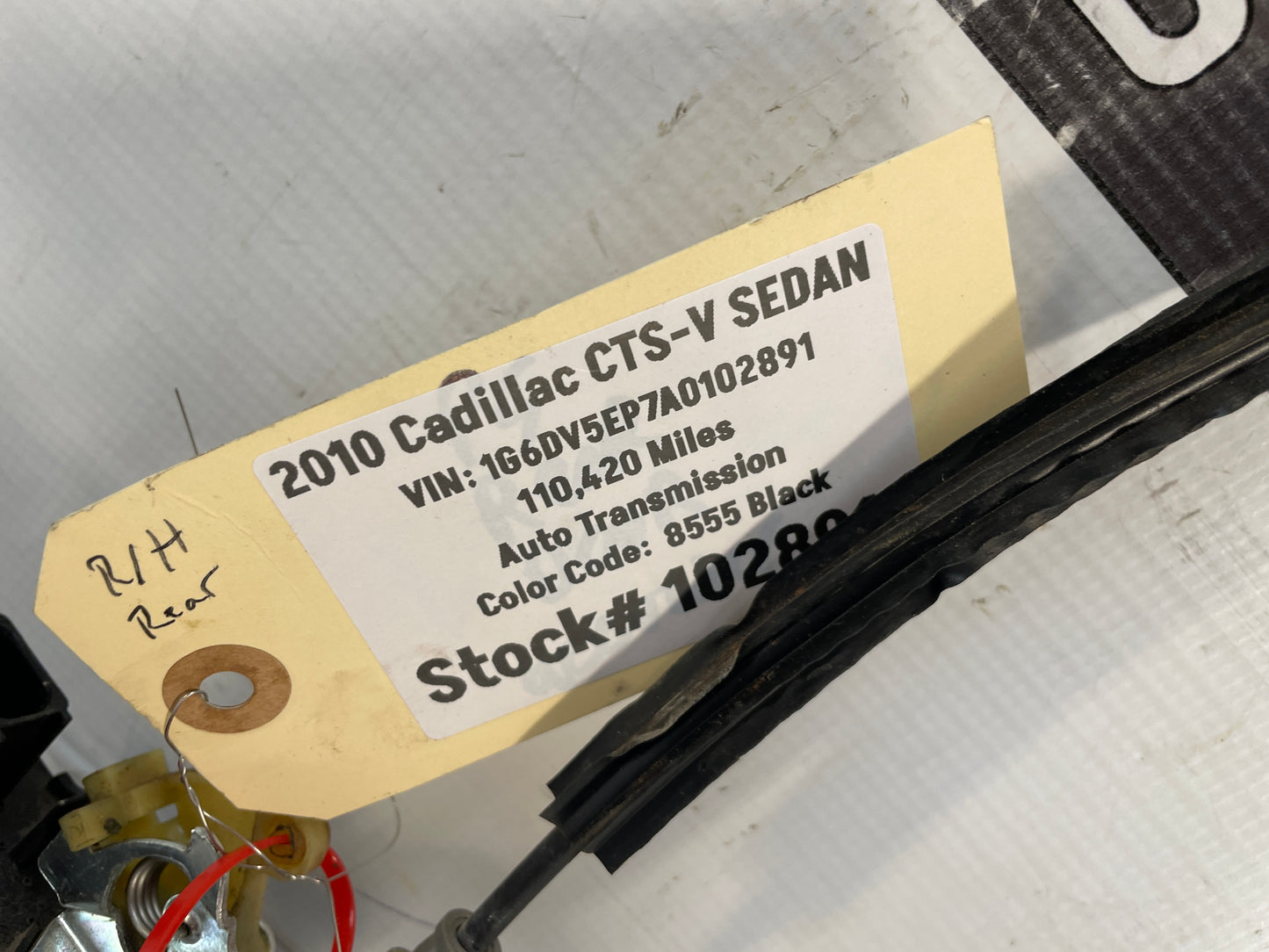 2010 Cadillac CTS-V Sedan RH Passenger Rear Door Lock Actuator OEM