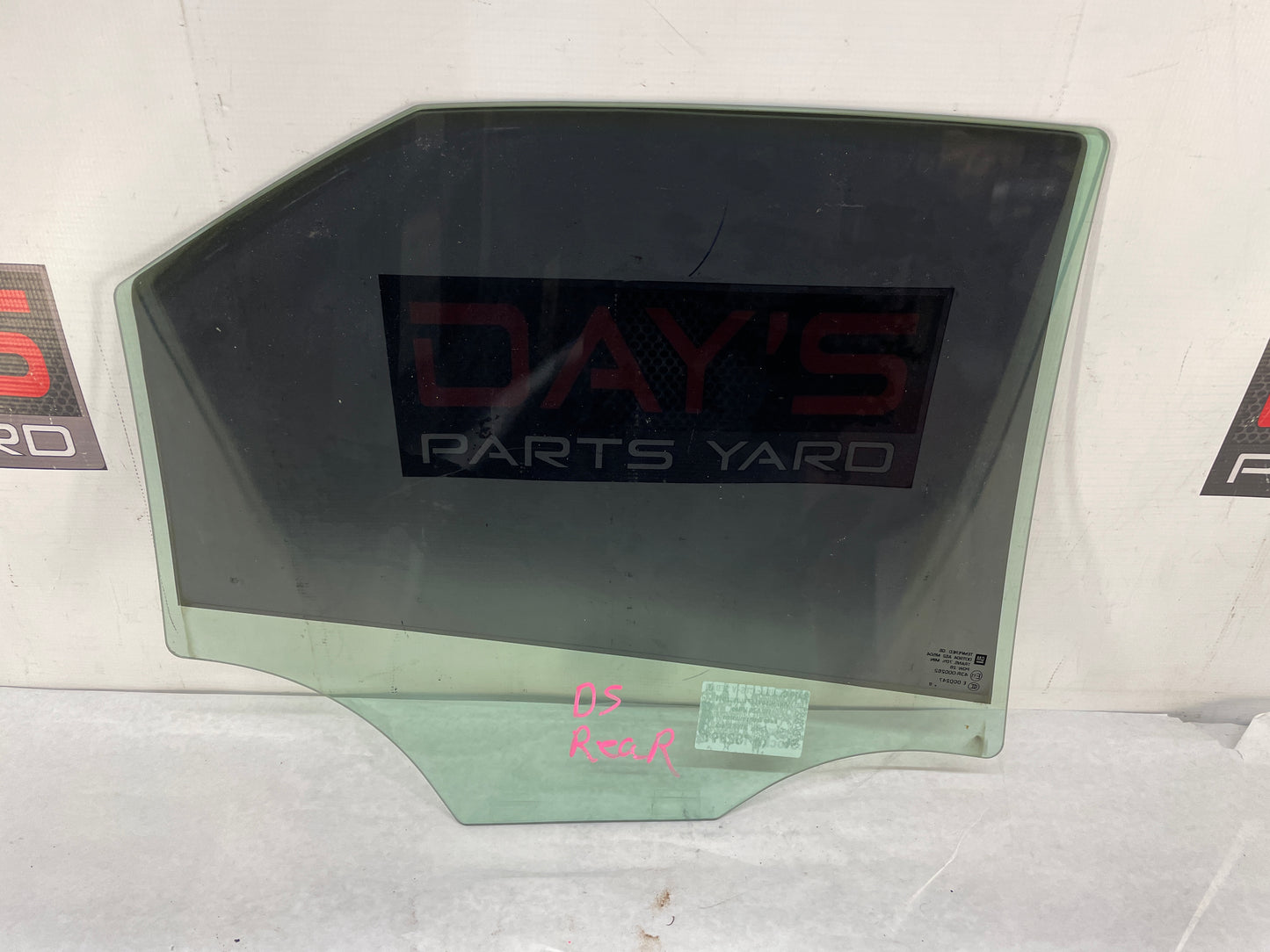 2010 Cadillac CTS-V Sedan LH Driver Rear Door Window Glass OEM