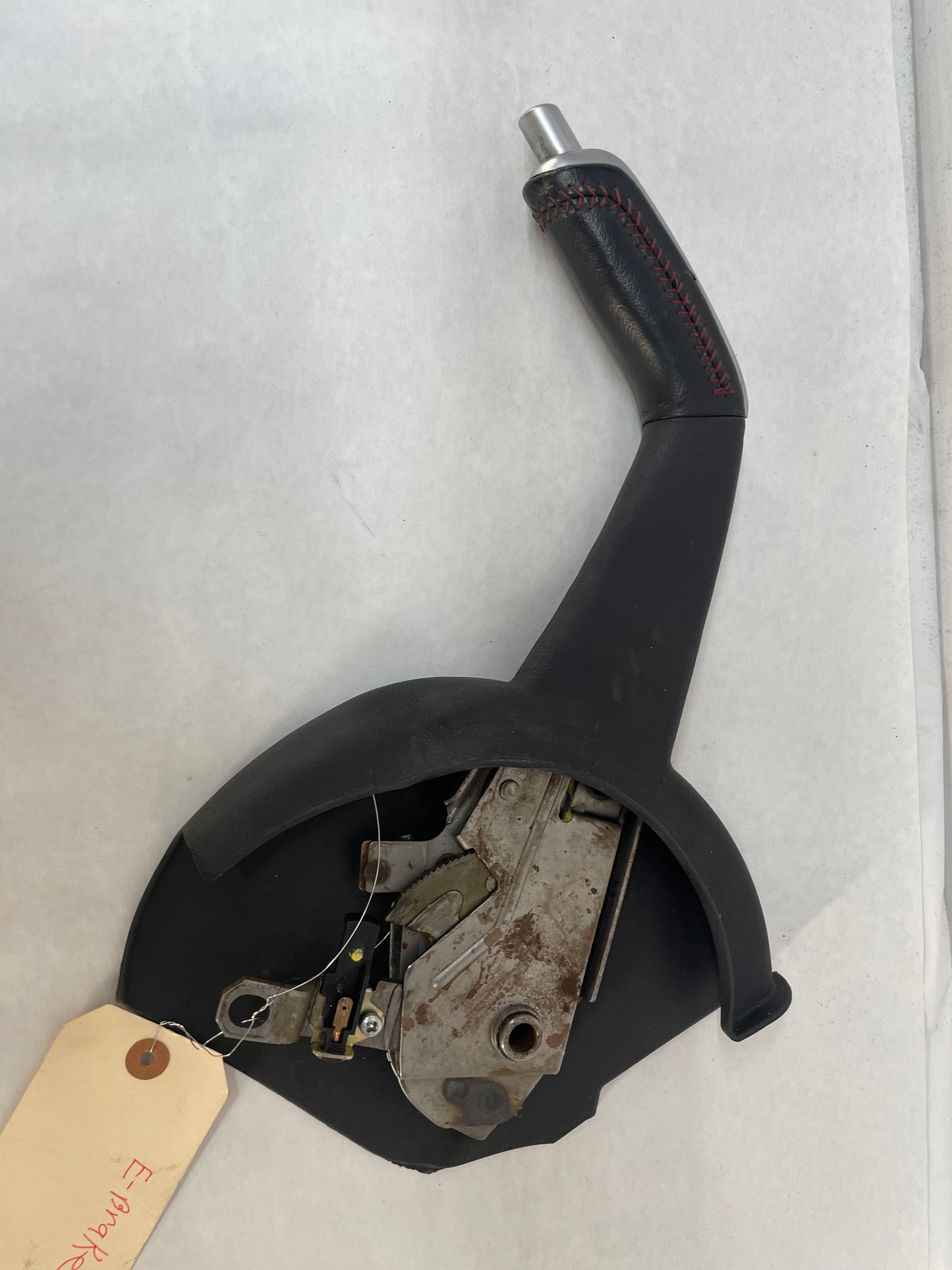 2004 Pontiac GTO Emergency Brake Handle Red Stitch OEM - Day's Parts Yard