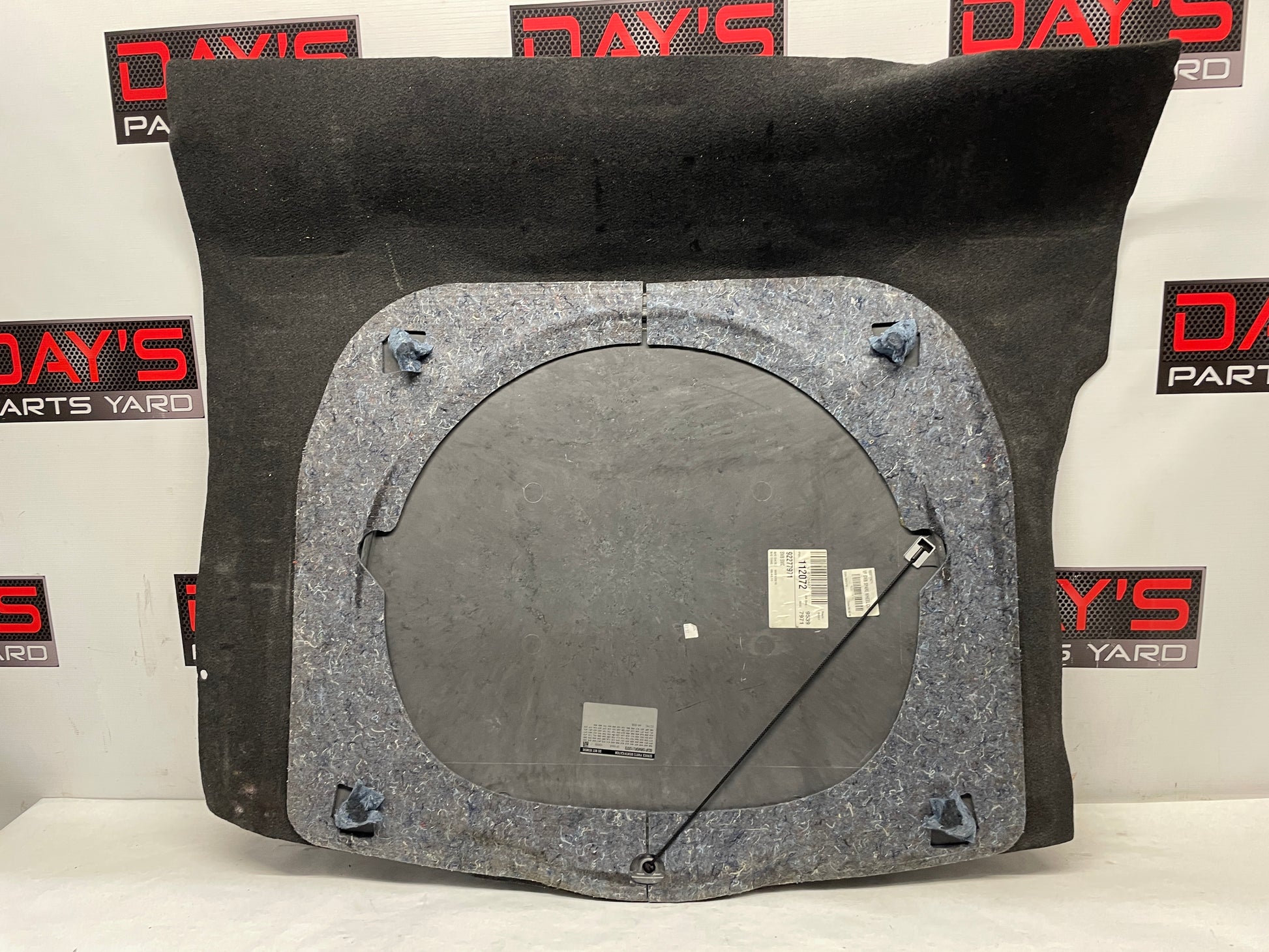 2015 Chevy SS Sedan Spare Tire Trunk Compartment Floor Carpet Mat Panel Cover OEM - Day's Parts Yard