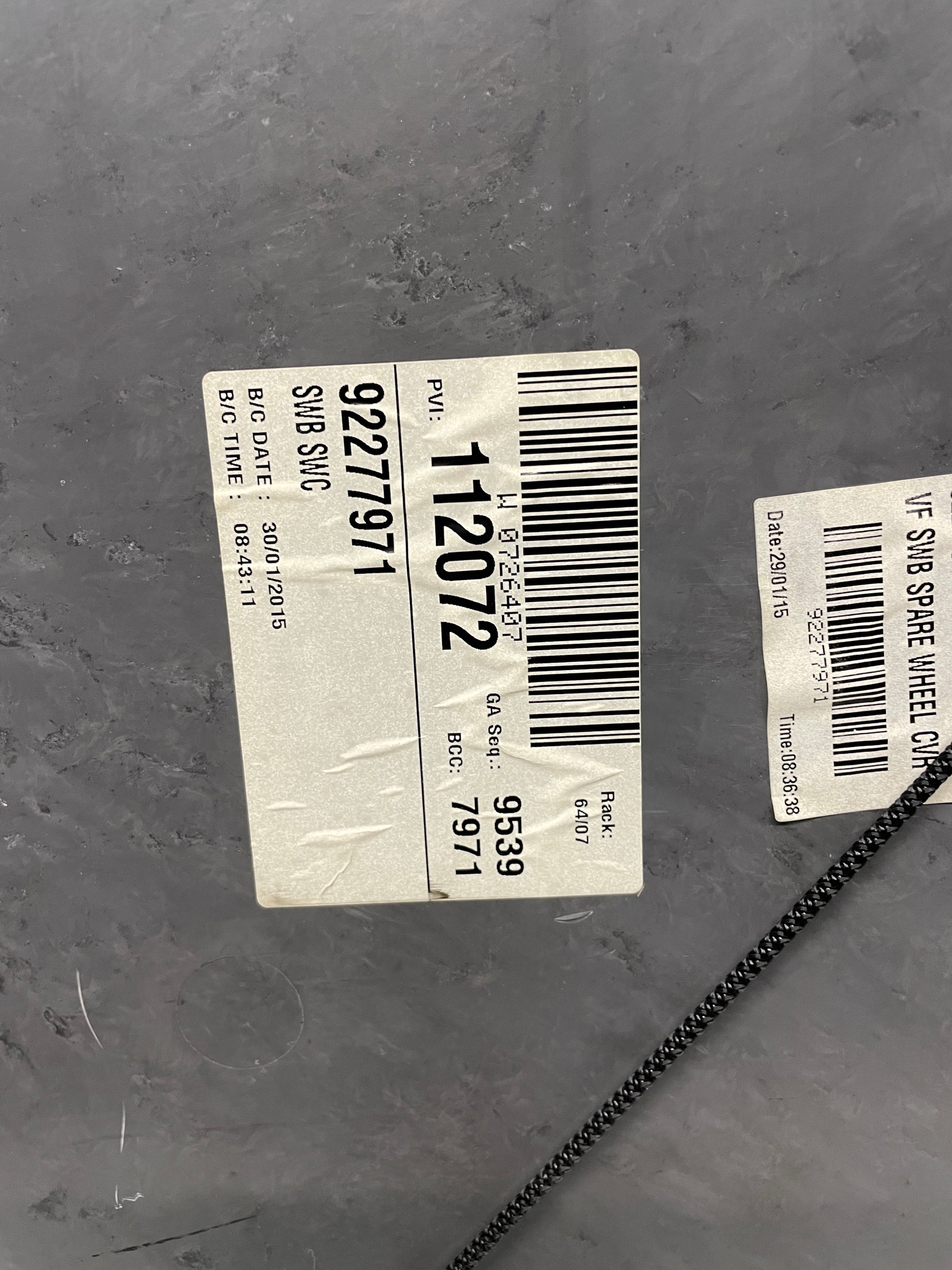 2015 Chevy SS Sedan Spare Tire Trunk Compartment Floor Carpet Mat Panel Cover OEM - Day's Parts Yard