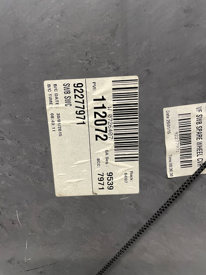 2015 Chevy SS Sedan Spare Tire Trunk Compartment Floor Carpet Mat Panel Cover OEM - Day's Parts Yard