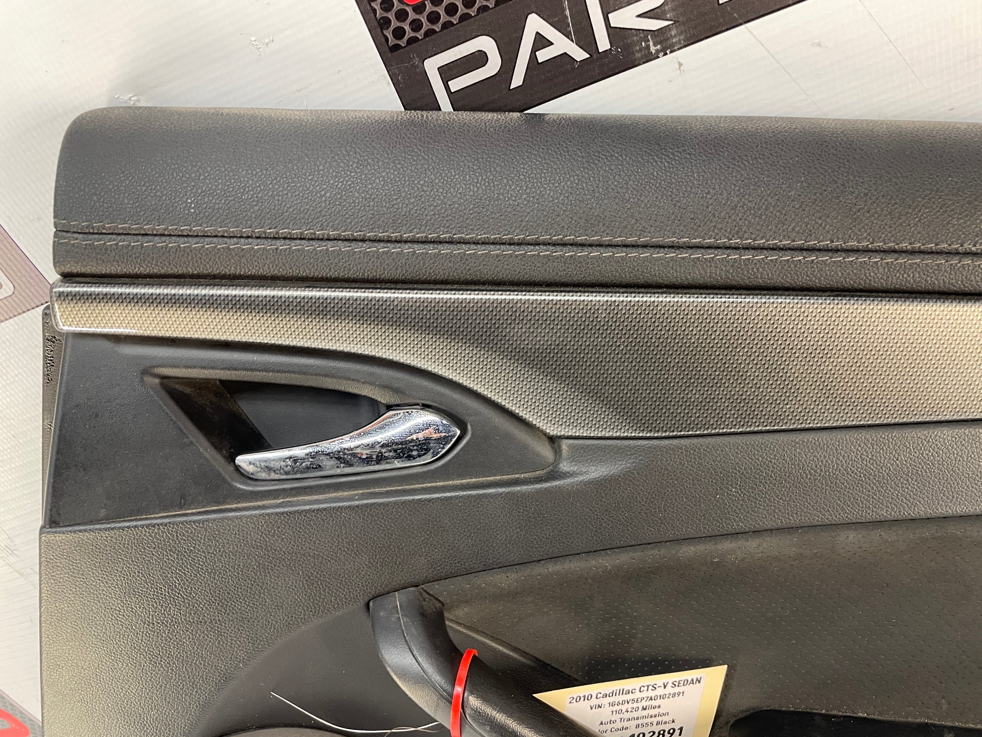 2010 Cadillac CTS-V Sedan RH Passenger Rear Interior Door Panel Trim OEM - Day's Parts Yard