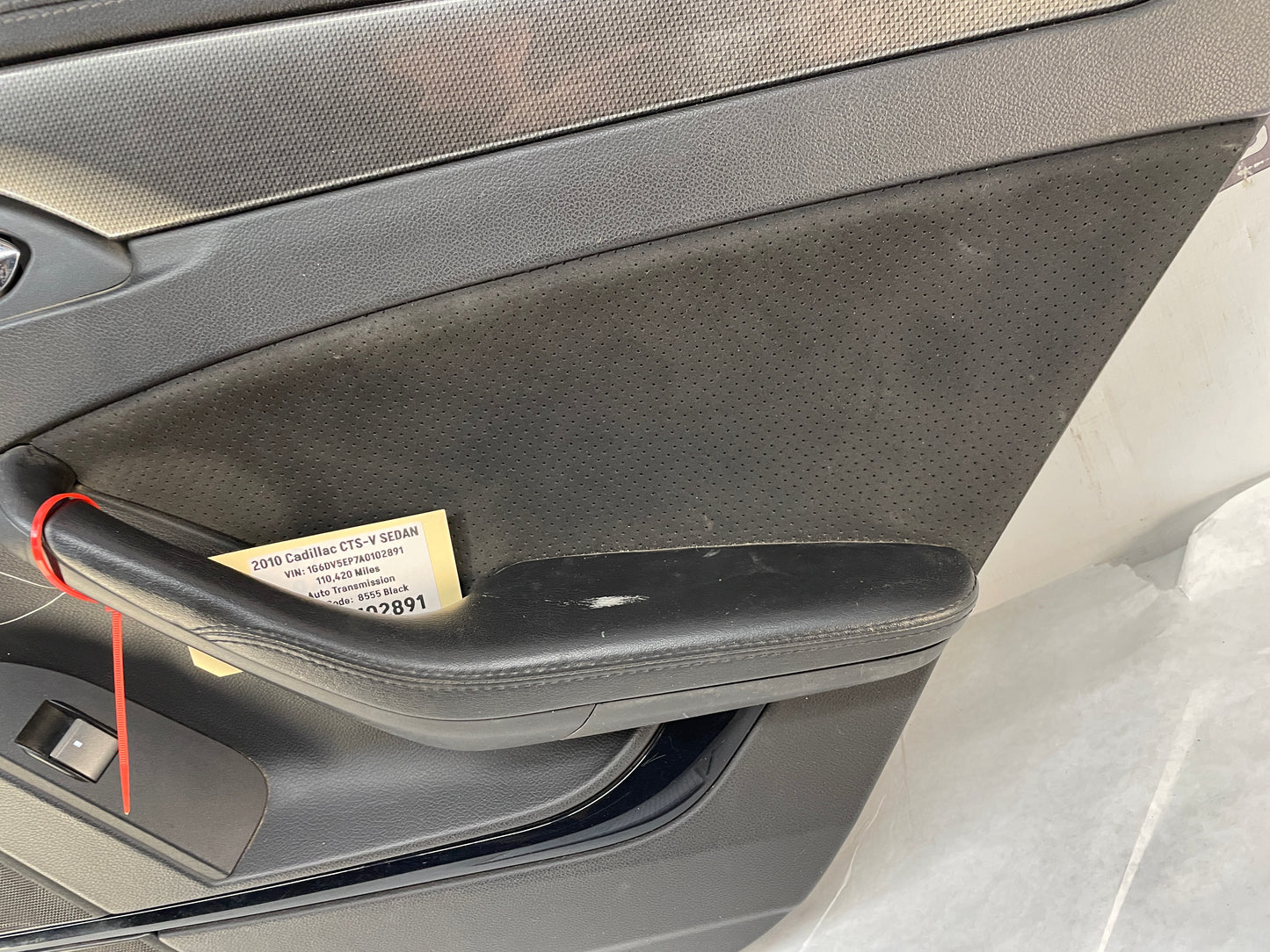 2010 Cadillac CTS-V Sedan RH Passenger Rear Interior Door Panel Trim OEM - Day's Parts Yard