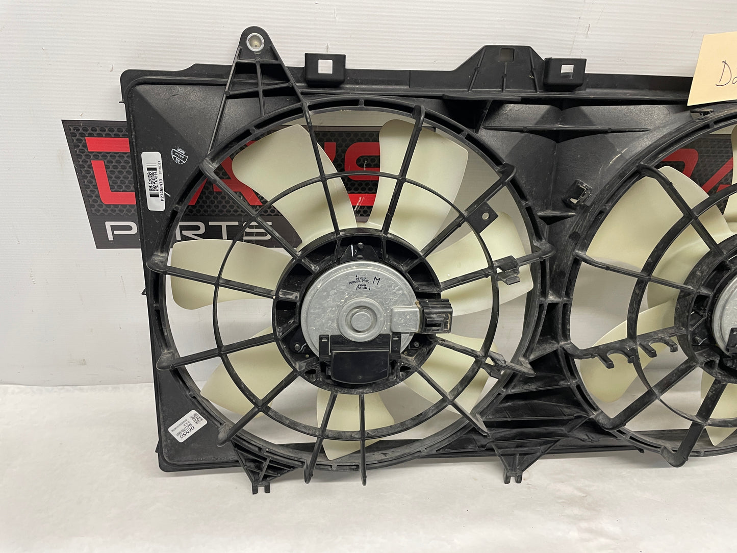 2015 Chevy Camaro SS Radiator Dual Electric Coolant Cooling Fans OEM