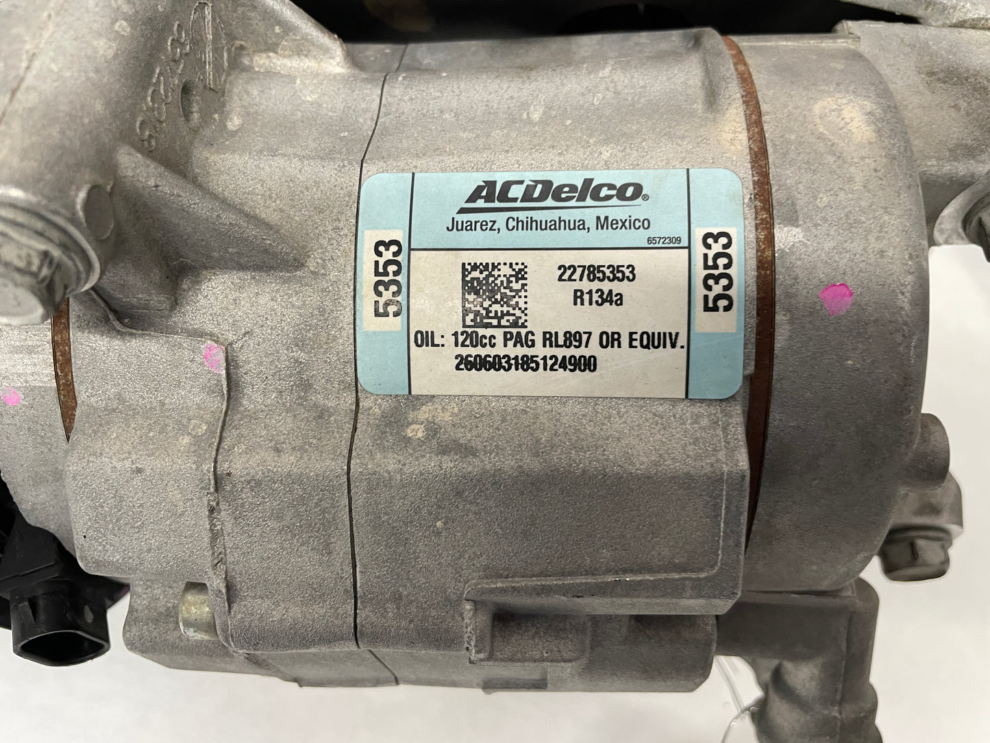 2015 Chevy Camaro SS AC A/C Air Conditioner Compressor & Bracket OEM