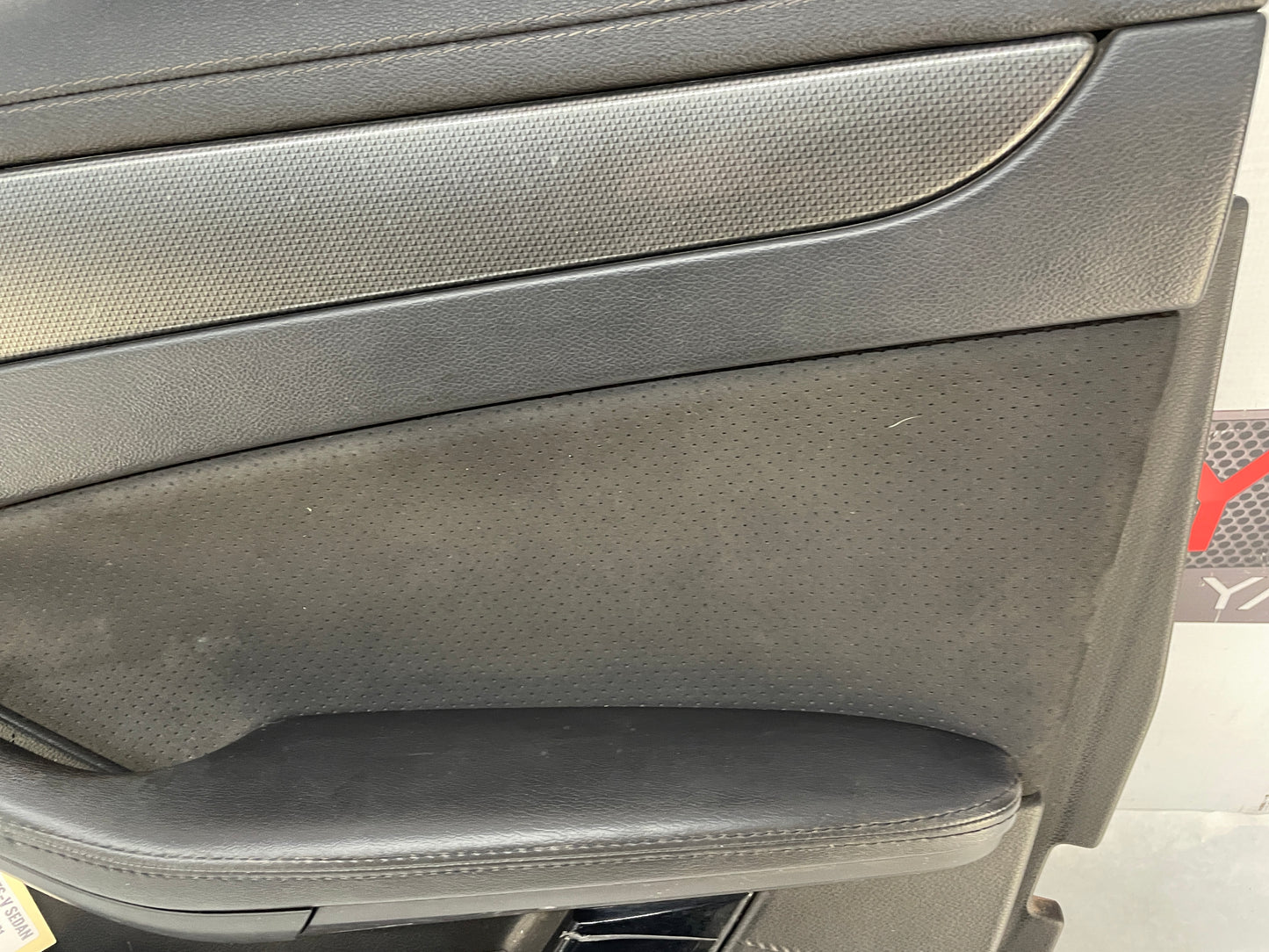 2010 Cadillac CTS-V Sedan RH Passenger Front Interior Door Panel Trim Ebony Black OEM