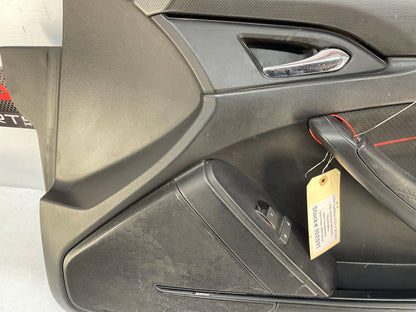 2010 Cadillac CTS-V Sedan RH Passenger Front Interior Door Panel Trim Ebony Black OEM