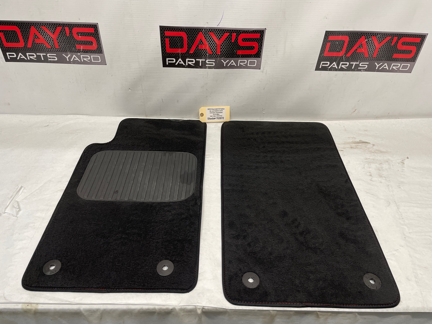 2015 Chevy SS Sedan RH & LH Front Floor Mats OEM - Day's Parts Yard