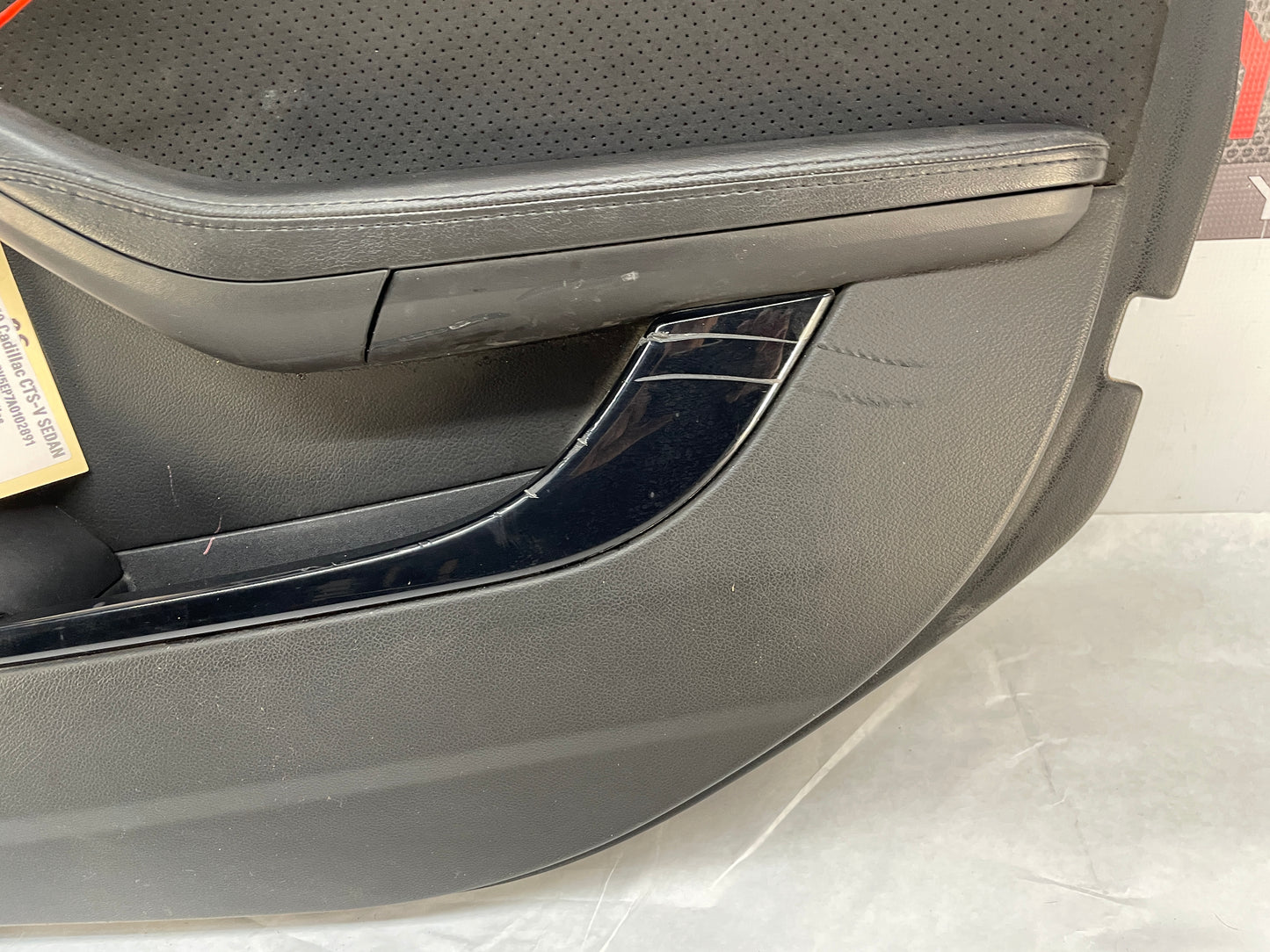 2010 Cadillac CTS-V Sedan RH Passenger Front Interior Door Panel Trim Ebony Black OEM