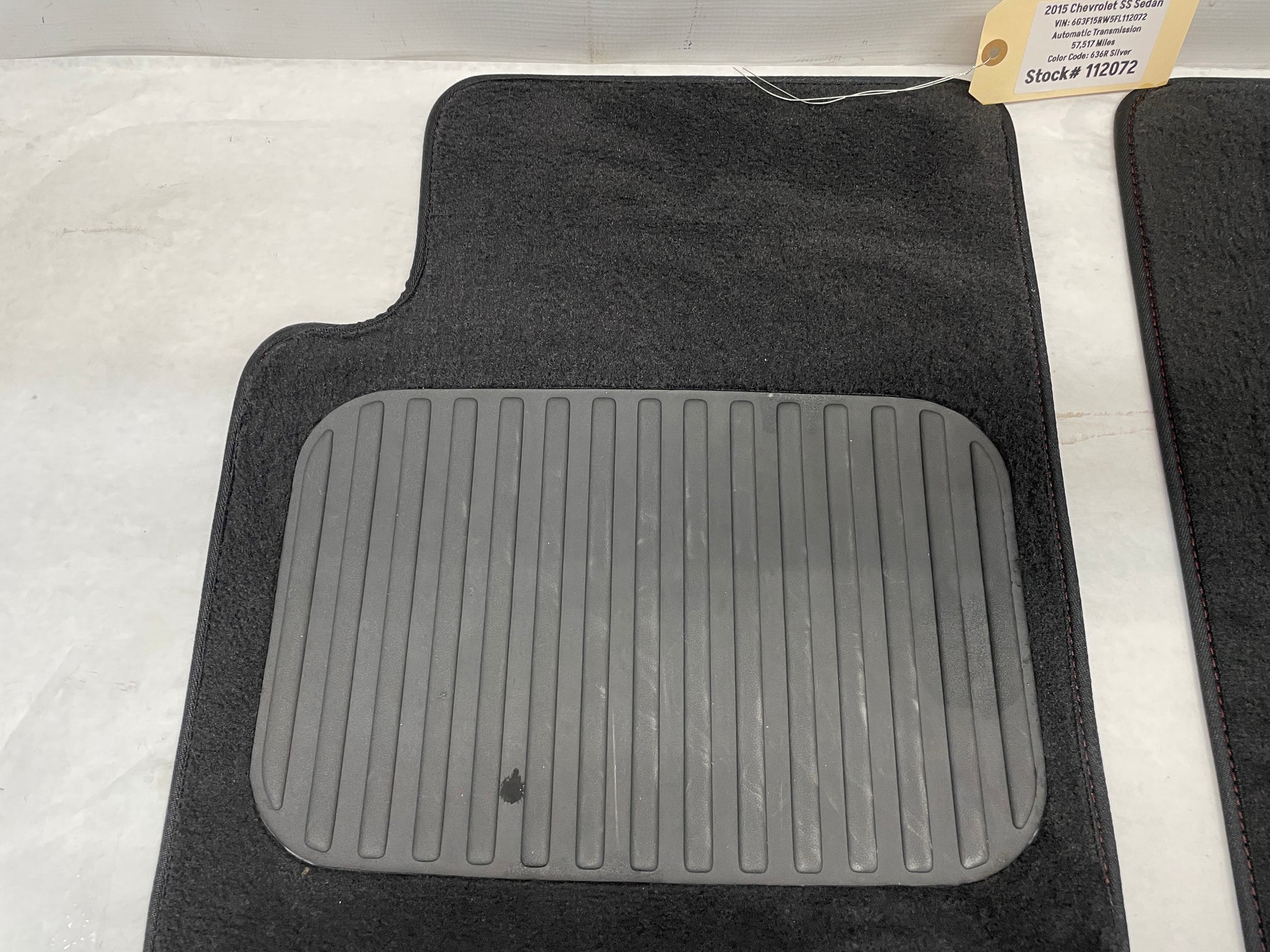 2015 Chevy SS Sedan RH & LH Front Floor Mats OEM - Day's Parts Yard