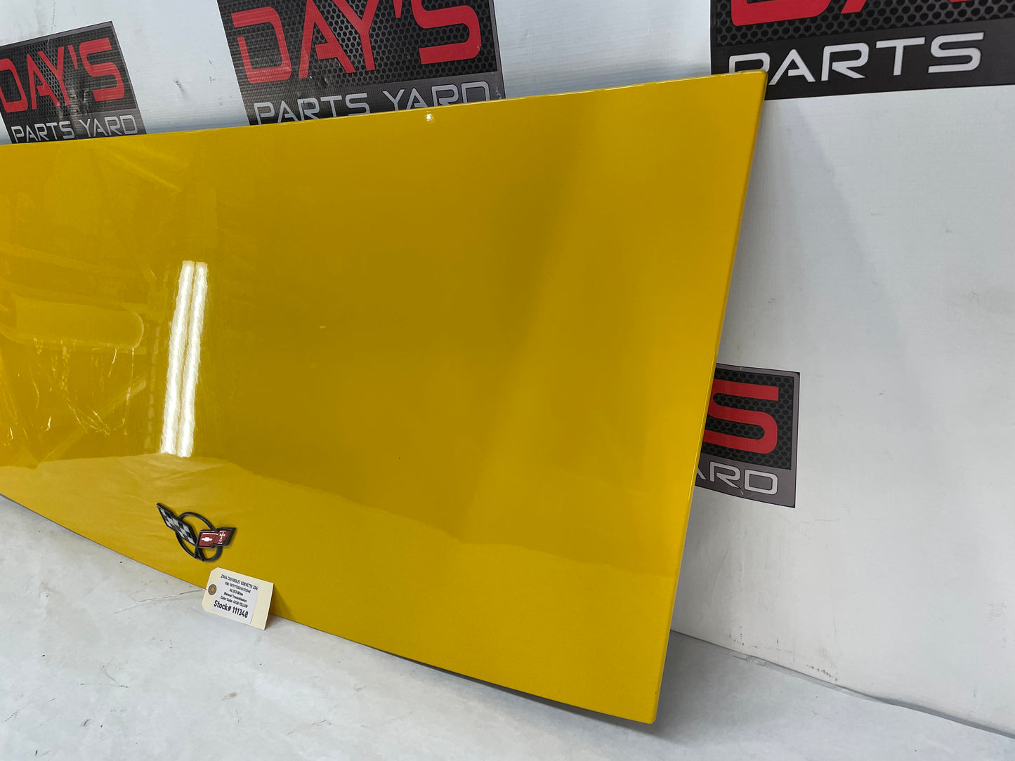 2004 Chevy C5 Corvette Z06 Trunk Deck Lid Yellow OEM - Day's Parts Yard