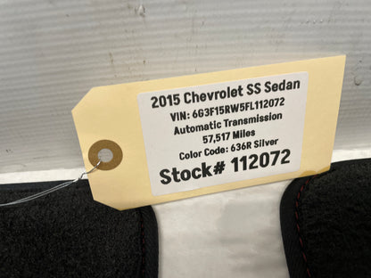 2015 Chevy SS Sedan RH & LH Front Floor Mats OEM - Day's Parts Yard