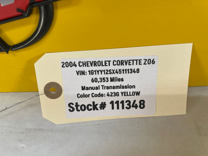2004 Chevy C5 Corvette Z06 Trunk Deck Lid Yellow OEM - Day's Parts Yard