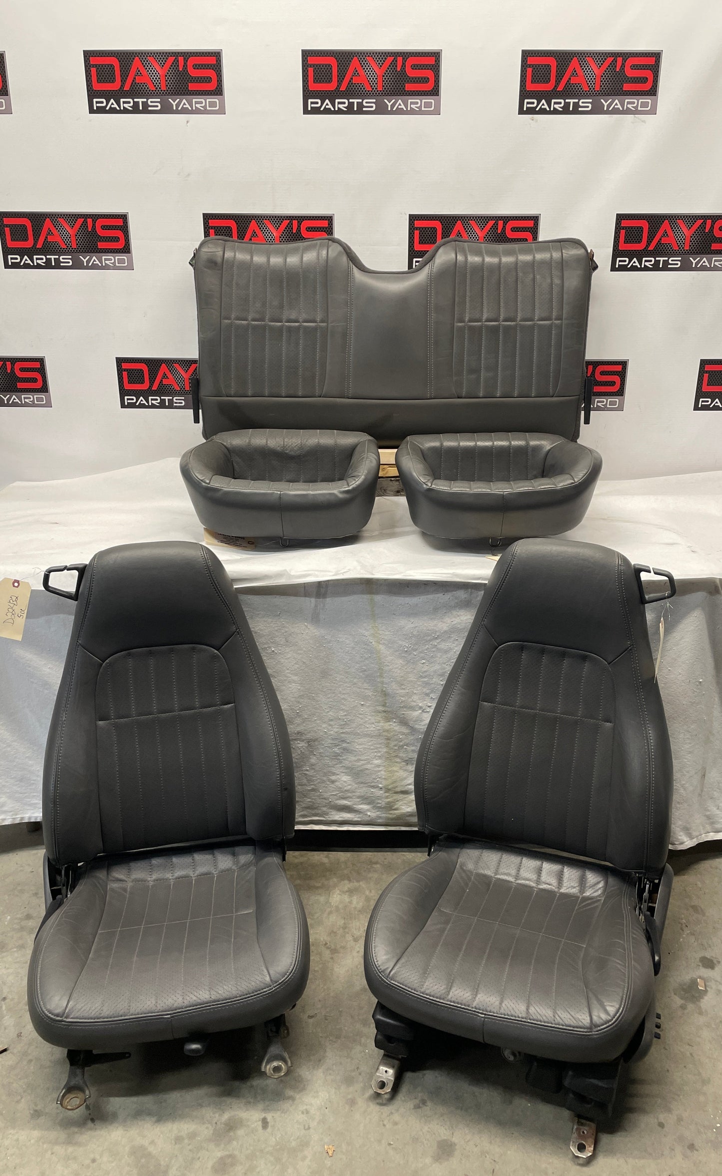 1999 Chevy Camaro Z28 SS Seats Fronts and Rears Gray Leather OEM