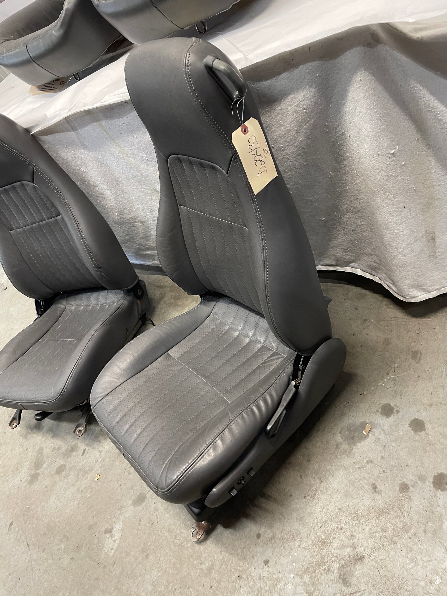 1999 Chevy Camaro Z28 SS Seats Fronts and Rears Gray Leather OEM
