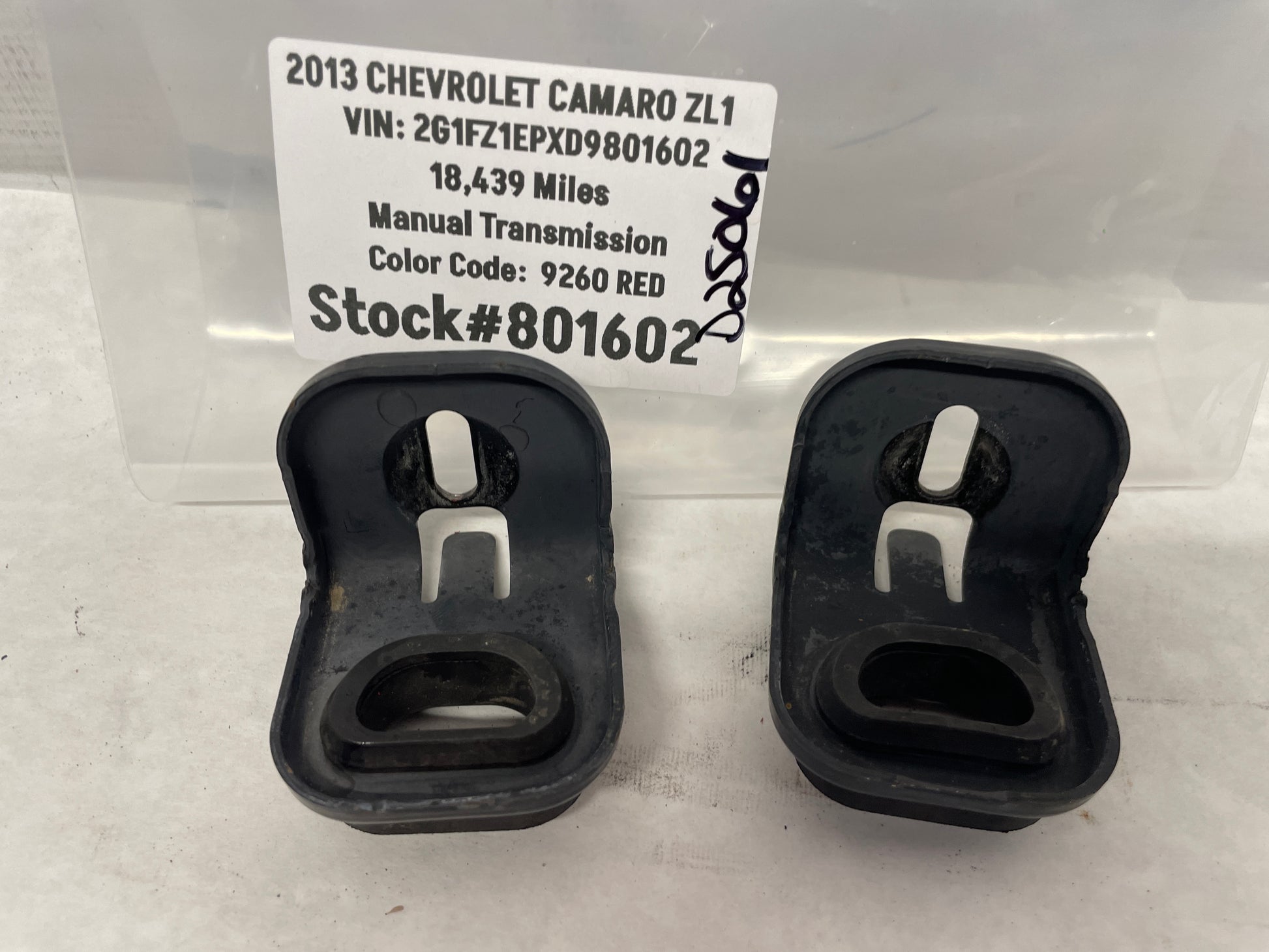 2013 Chevy Camaro ZL1 Upper Radiator Mounts OEM - Day's Parts Yard