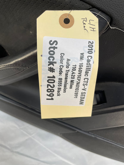 2010 Cadillac CTS-V Sedan LH Driver Rear Interior Door Panel Trim Molding OEM