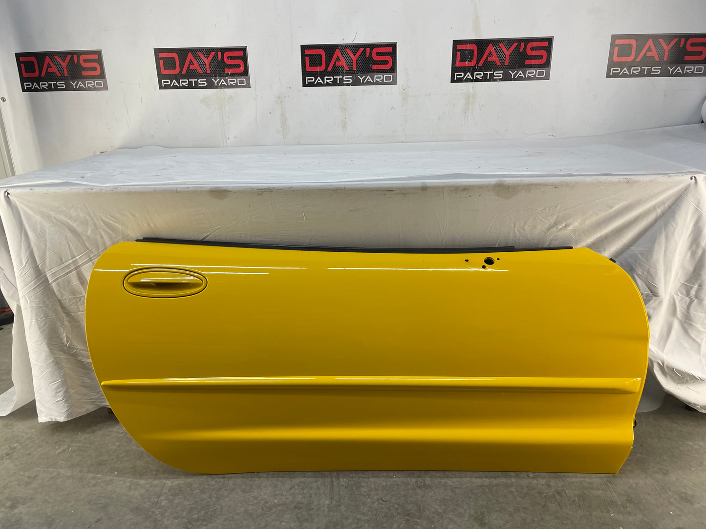 2004 Chevy C5 Corvette Z06 RH Passenger Exterior Door Yellow OEM - Day's Parts Yard