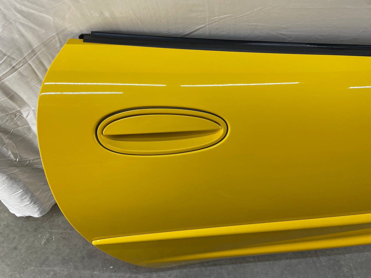 2004 Chevy C5 Corvette Z06 RH Passenger Exterior Door Yellow OEM - Day's Parts Yard