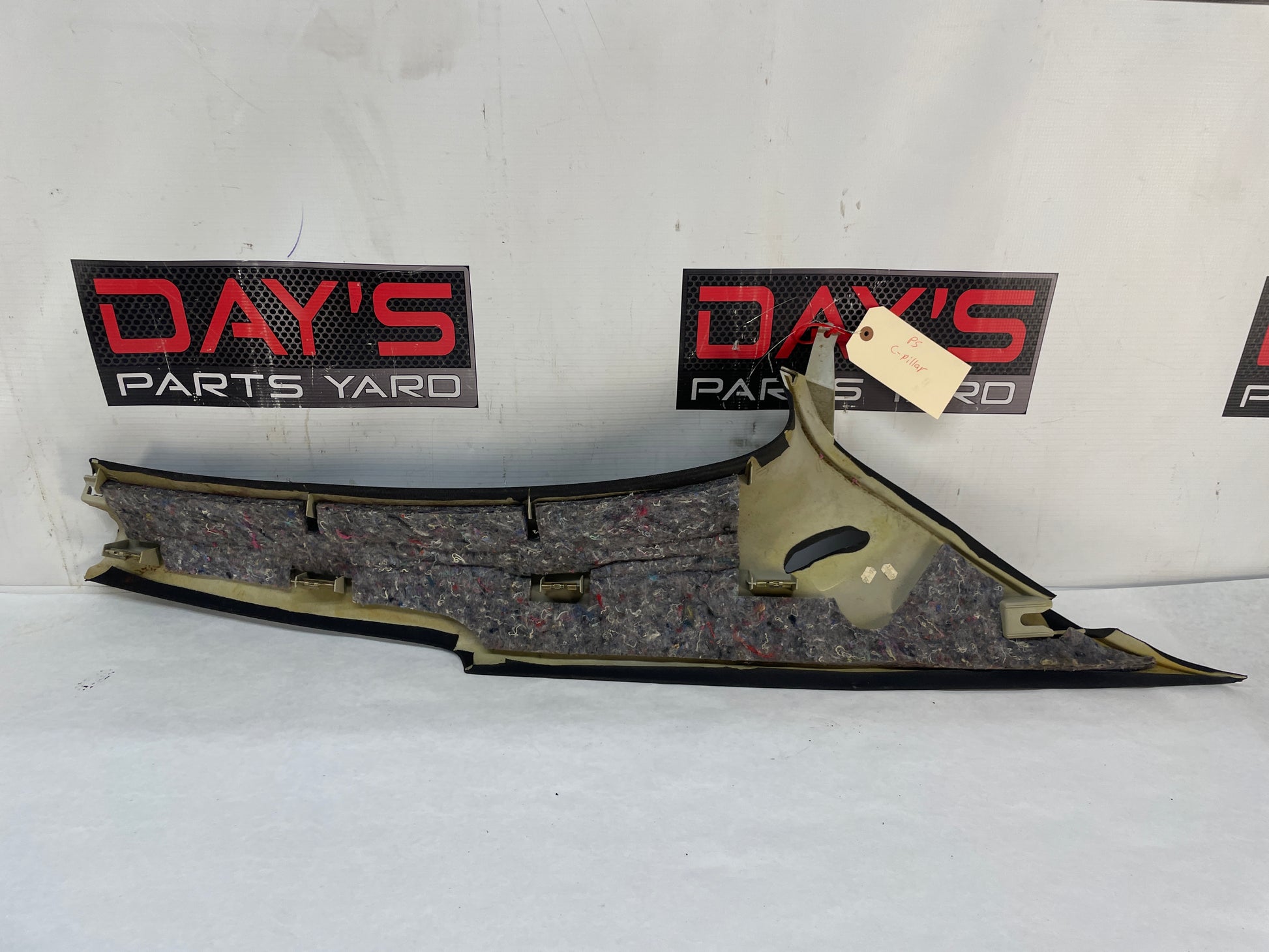 2004 Pontiac GTO RH Passenger Rear Interior Quarter C Pillar Seat Belt Cover Trim Panel OEM - Day's Parts Yard