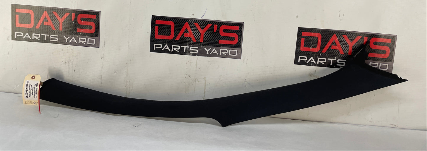 2005 Pontiac GTO RH Passenger Windshield Interior A Pillar Trim Top Roof Cover Panel OEM - Day's Parts Yard