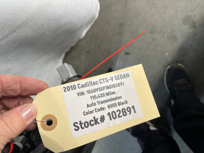 2010 Cadillac CTS-V Sedan RH Passenger Front Exterior Door Black OEM