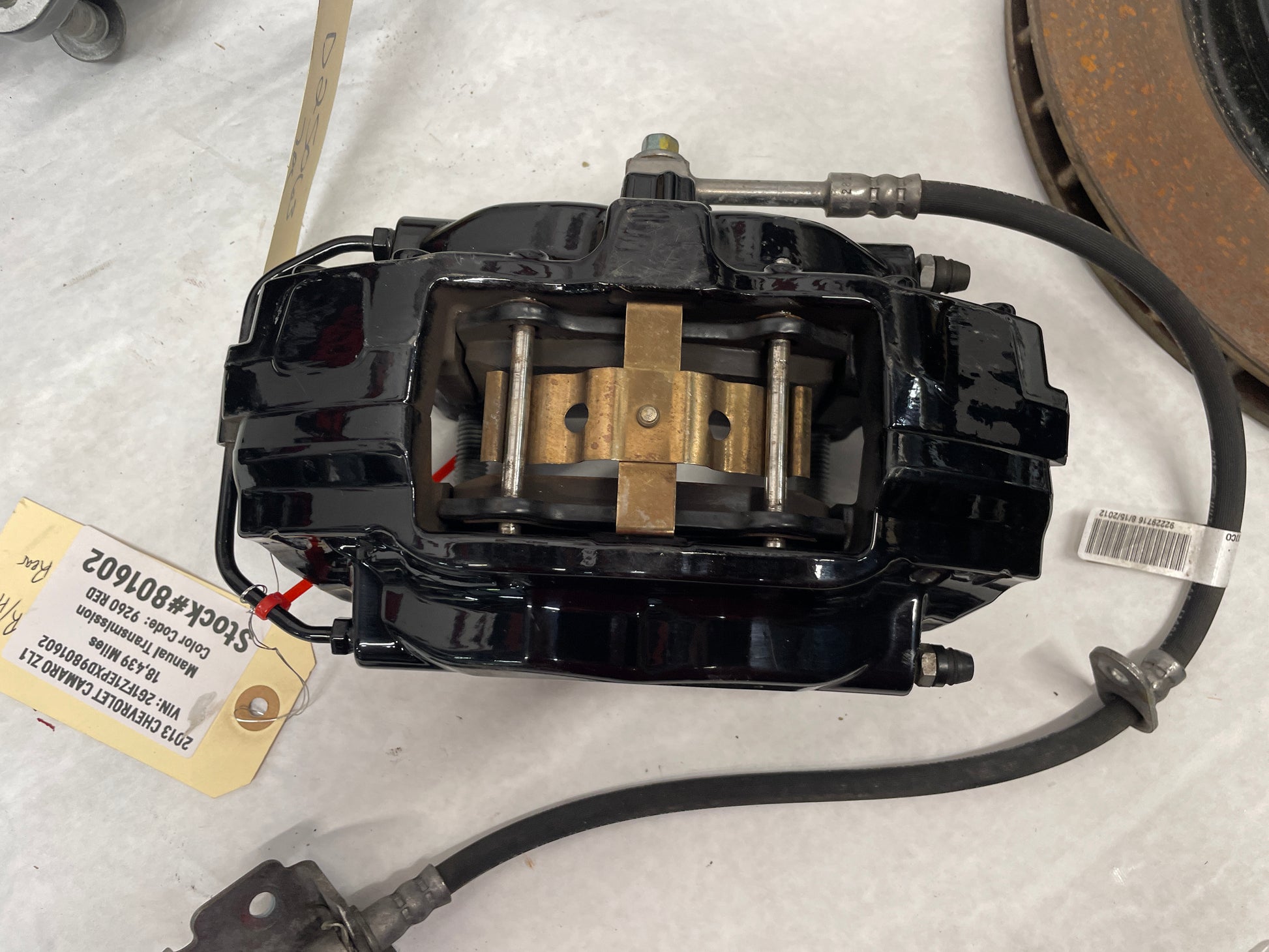 2013 Chevy Camaro ZL1 Front and Rear Calipers w/ Rotors OEM - Day's Parts Yard