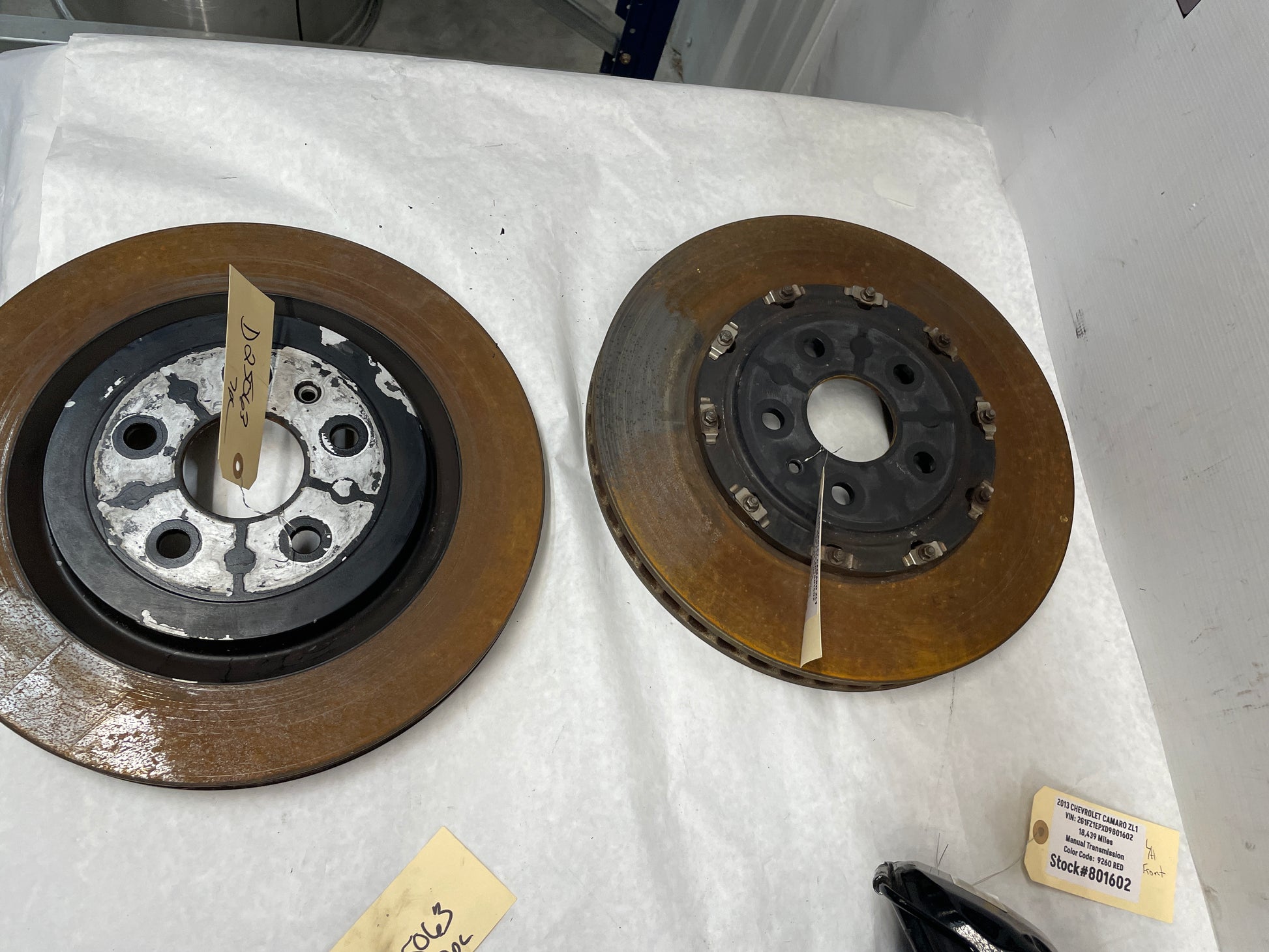 2013 Chevy Camaro ZL1 Front and Rear Calipers w/ Rotors OEM - Day's Parts Yard