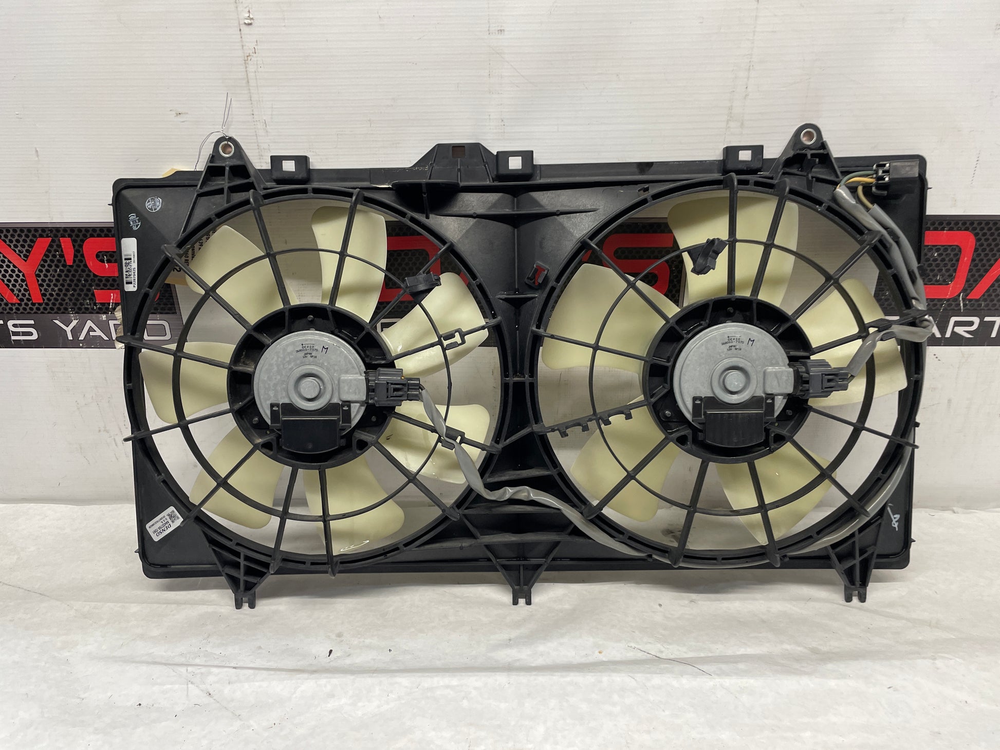 2013 Chevy Camaro ZL1 Radiator Duel Dual Electric Coolant Cooling Fan OEM - Day's Parts Yard